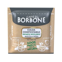 100 cialde Caffè Borbone miscela Nera Ø44