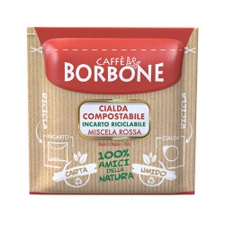100 cialde Caffè Borbone miscela Rossa Ø44