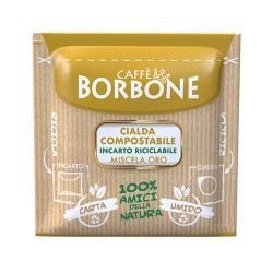 100 cialde Caffè Borbone miscela Oro Ø44
