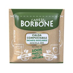 100 cialde Caffè Borbone miscela Dek Ø44