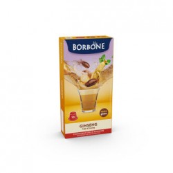 10 capsule compatibili Nespresso® CAFFE' e GINSENG solubile Caffè Borbone