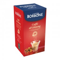 18 cialde CAFFE' AL GINSENG Caffè Borbone Ø44